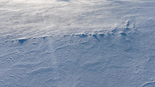 寒冬雪地白毛风视频