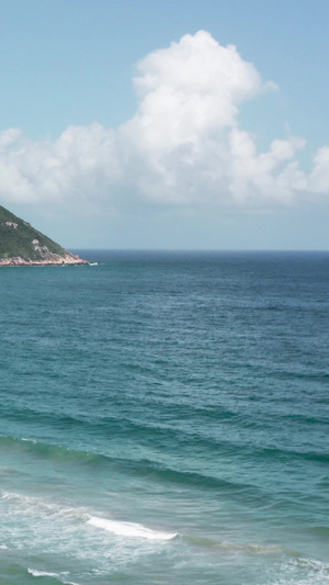 航拍三亚海岛一角度假胜地60秒视频
