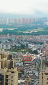 深圳城市航拍无人机自然风光视频