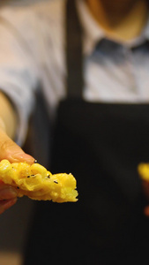 黄金玉米烙美食制作素材宣传抖音短视频家常视频