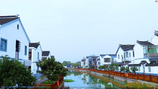 建设乡镇旅游发展实拍视频