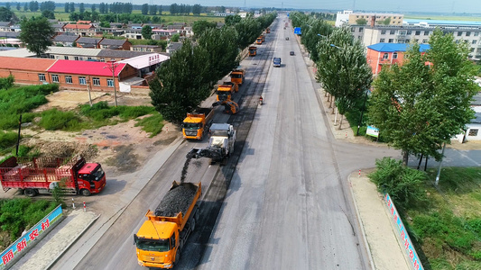 修路道路维护视频