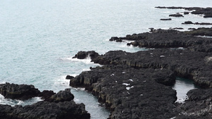 半岛的岩层形成30秒视频