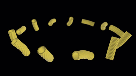 rigatoni意大利面旋转一圈回转旋转木马选择性视频
