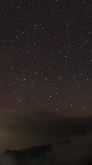 延时星轨银河日月星辰18秒视频