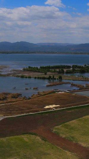 秋季高原地区湿地风光高原风光17秒视频