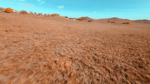 穿越机4K动感拍摄乌兰布统坝上草原风光34秒视频