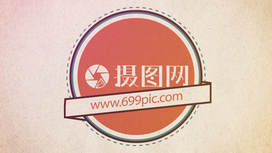 折纸复古logo演绎视频