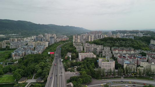 阴雨天气的缙云山 重庆北碚 视频