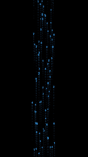 数字流数据流竖版10秒视频