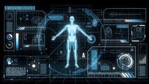 全息科技医疗HUD视频10秒视频