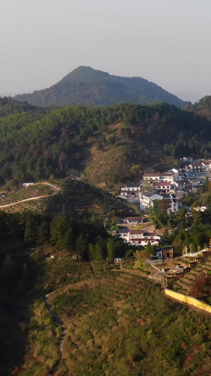 航拍安徽著名旅游景区九华山风景区净戒禅院视频风景名胜59秒视频