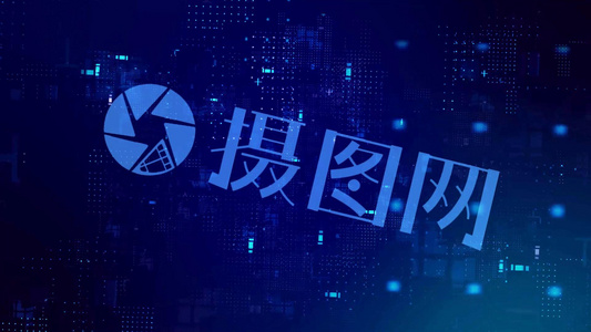 旋转科技LOGO演绎视频