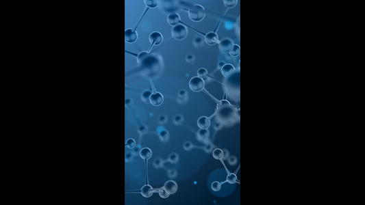 粒子结构分子结构产品背景视频