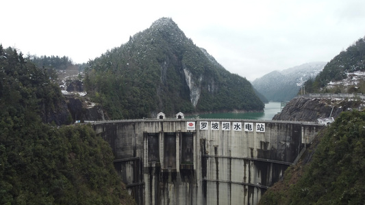 大山水库航拍视频