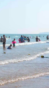 海边沙滩旅游【该视频无肖像权，请勿商用】视频