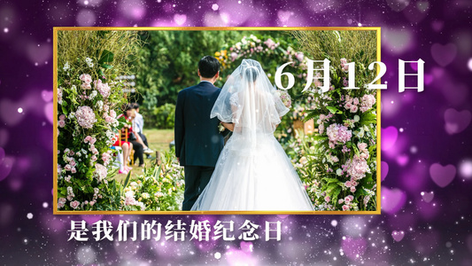 七夕表白婚礼婚庆求婚表白情人节AE模板视频