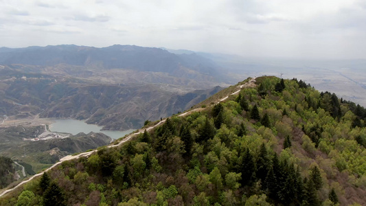 航拍五岳北岳恒山视频