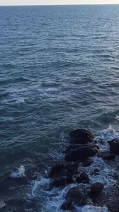 高清竖屏航拍广西涠洲岛自然风光视频