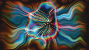 带有变形的抽象彩虹背景用于设计和网络24秒视频