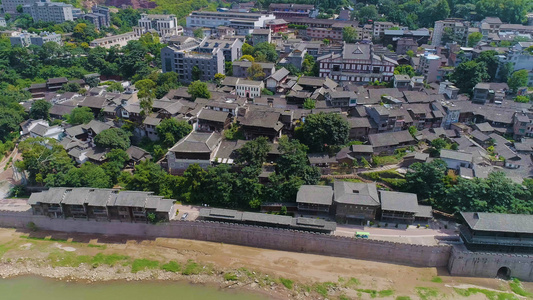 土城古镇景区航拍视频