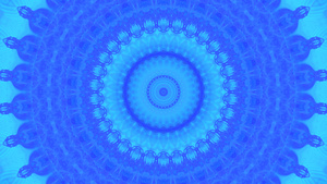 抽象纹理的移动蓝色电aneonKaleidoscope24秒视频