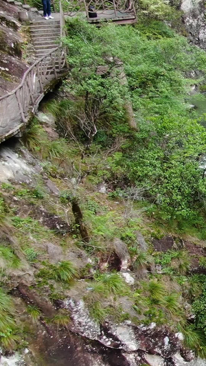 航拍5A景区鸳鸯溪景区鼎潭仙宴谷视频旅游景区47秒视频