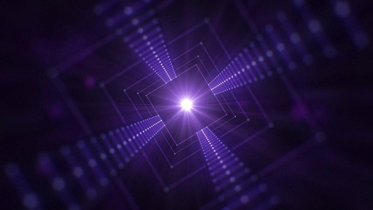 动态光效线条穿梭隧道透明背景动态视频元素视频