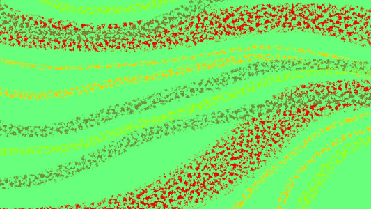 红和绿面纸线波动画视频
