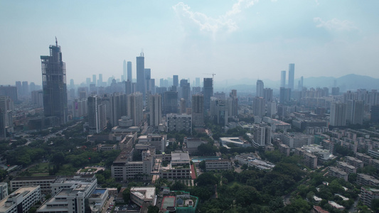 深圳罗湖区城市建筑[中小城市]视频