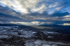 雪山耶稣光延时4k10秒视频