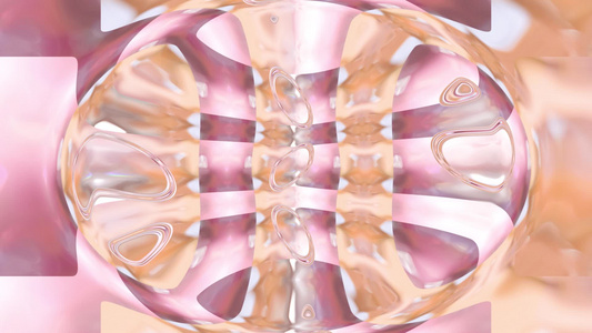 中心有透明形状的抽象背景Cactioninmenu视频