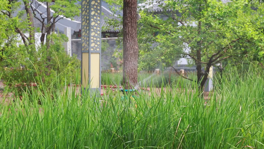 古风四合院建筑视频