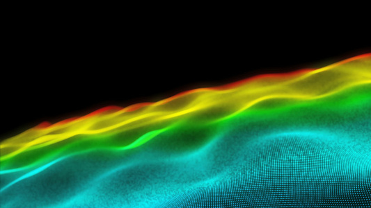抽象背景颜色波浪视频