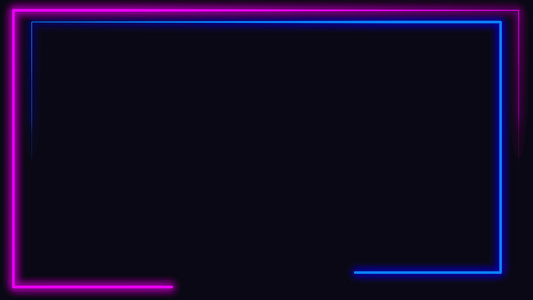 抽象无缝背景蓝色紫色光谱循环动画荧光紫外光4k发光视频
