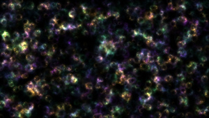 4k空间中的泡沫颜色抽象16秒视频