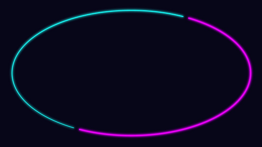 抽象无缝背景蓝色紫色光谱循环动画荧光紫外光4k发光视频