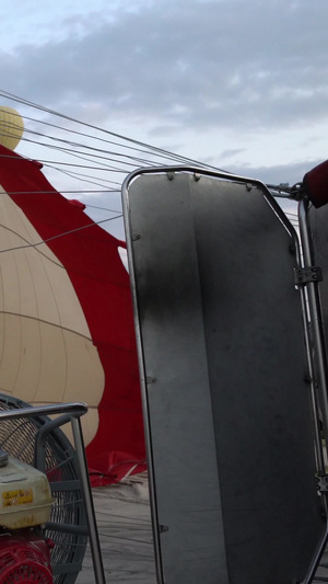 热气球充气全过程实拍合集土耳其62秒视频