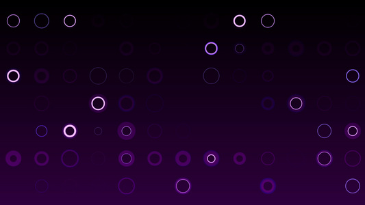 小型紫泡泡动画背景视频