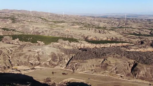 黄土高原地貌视频