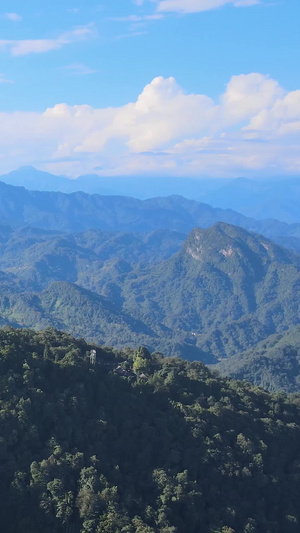 航拍四川成都青城山5A景区中国风景56秒视频