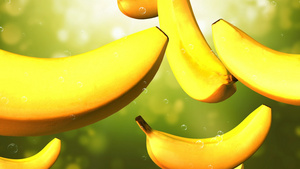 香蕉背景素材59秒视频