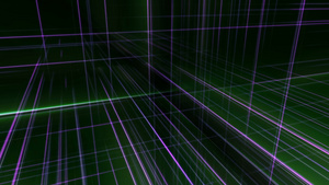 空间中的3d直线neon立方体15秒视频