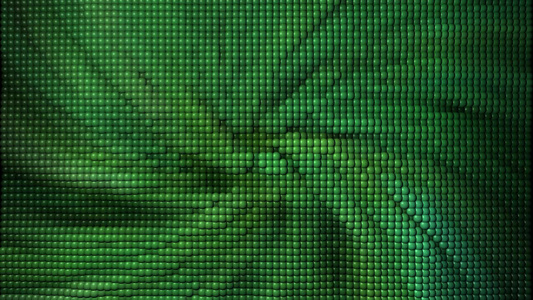 小球体的抽象纹理绿色背景视频