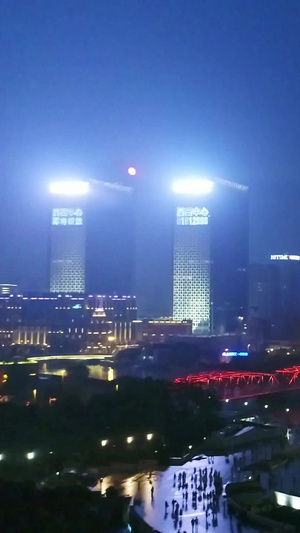 上海外滩人民英雄纪念碑黄浦江27秒视频