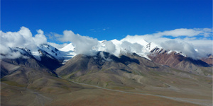 8K西藏雪峰山脉航拍48秒视频