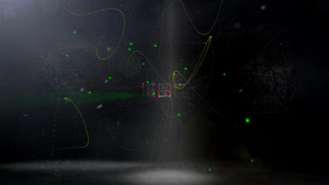 粒子震撼大气logo展示ae模板cc201412秒视频
