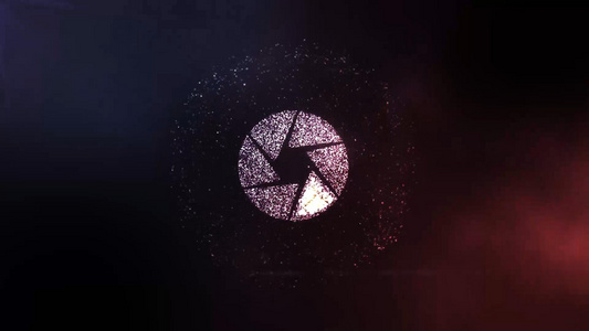 漂亮唯美粒子logo展示ae模板cc2014视频