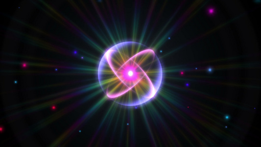 恒星颗粒原子视频