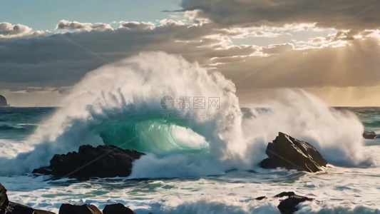 大海上的海浪视频